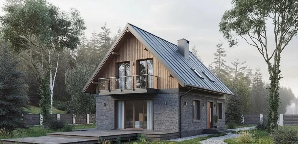 Проект Двухэтажный дом 7 на 10, 165 м2