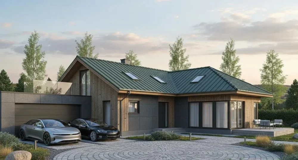 Проект Двухэтажный дом 18 на 14, 158 м2