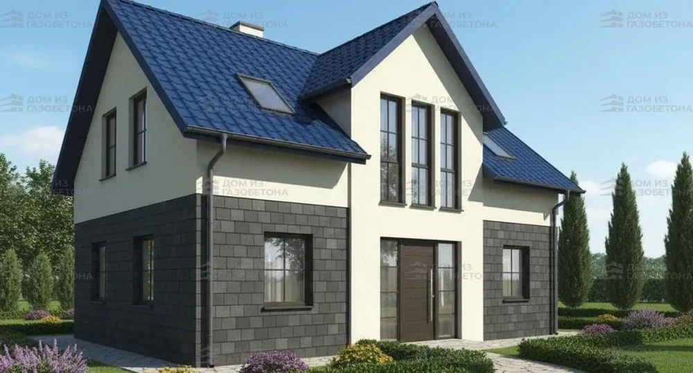 Проект Двухэтажный дом 16 на 14, 142 м2