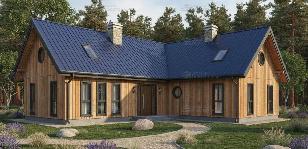 Проект Двухэтажный дом 28 на 9, 124 м2