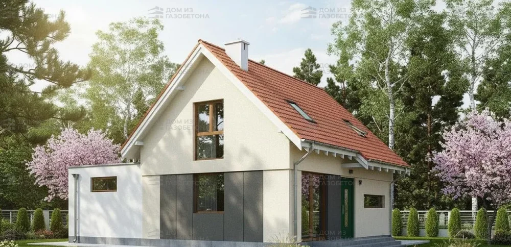 Проект Двухэтажный дом 11 на 11, 131 м2