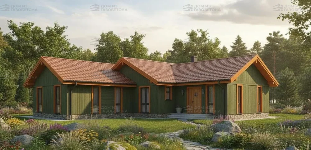 Проект Одноэтажный дом 31 на 9, 94 м2