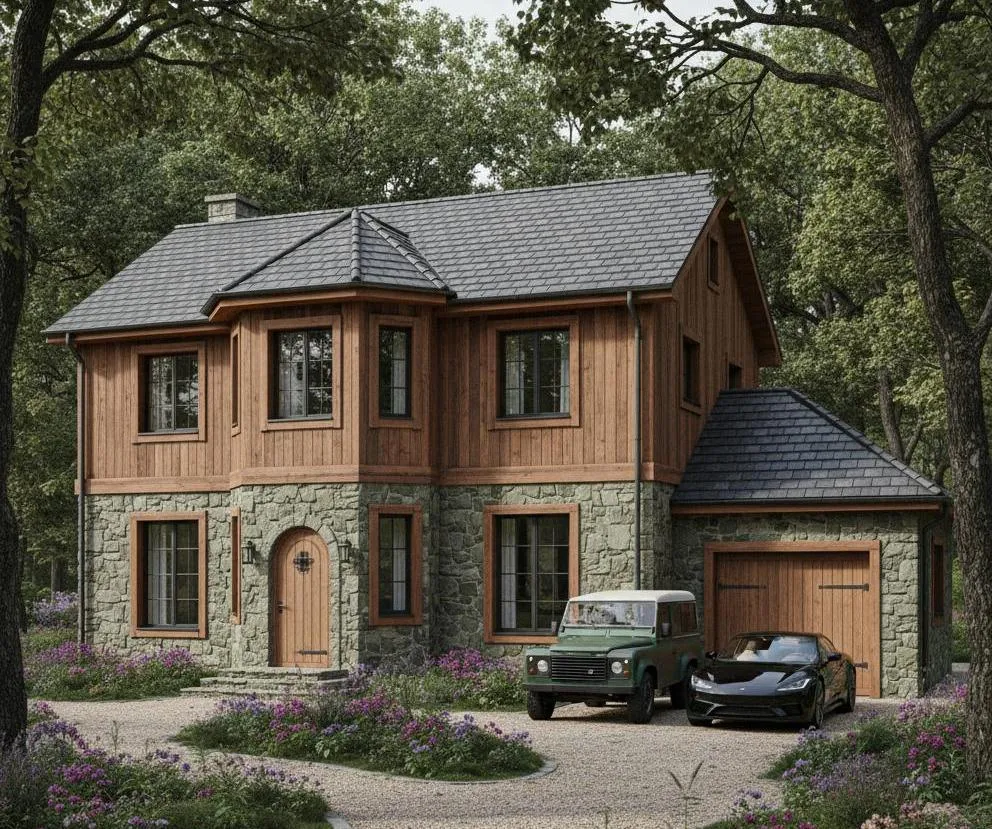 Проект Двухэтажный дом 14 на 15, 239 м2