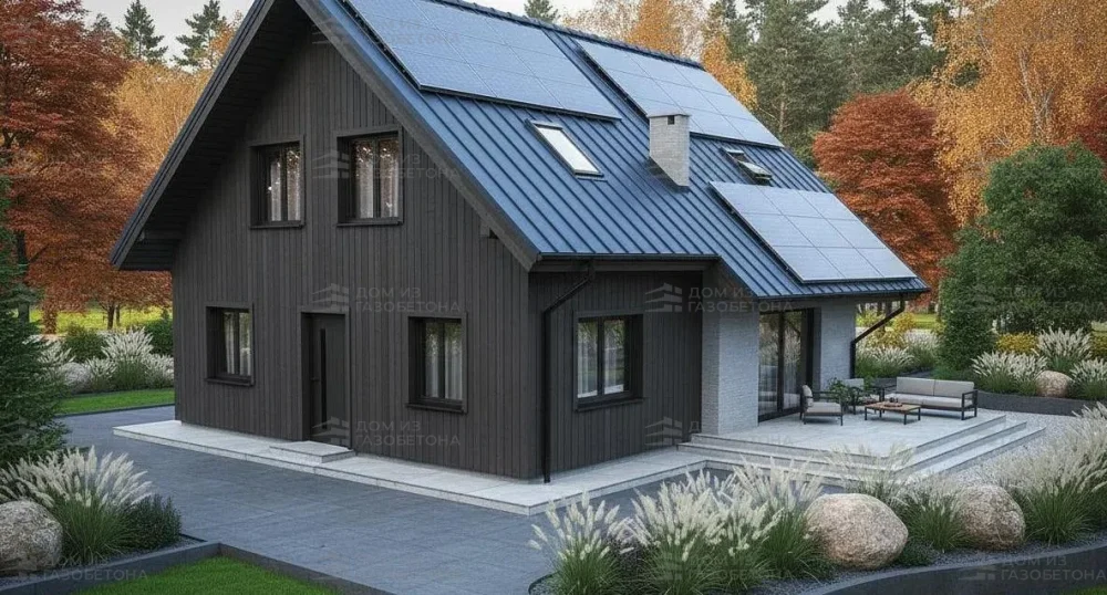 Проект Двухэтажный дом 9 на 10, 121 м2