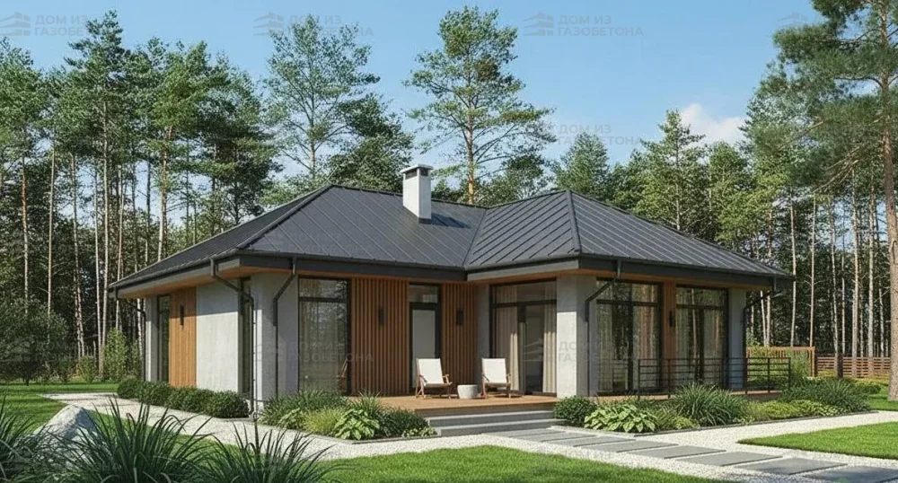 Проект Двухэтажный дом 14 на 17, 238 м2