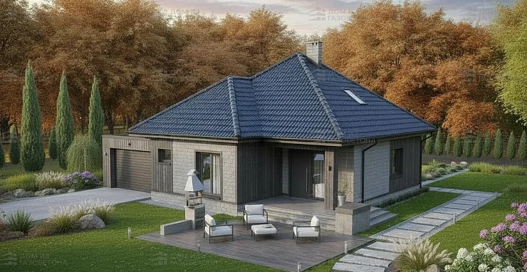 Проект Двухэтажный дом 11 на 14, 148 м2